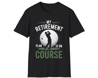Lustiges Golf Ruhestandsplan T-Shirt: Golfer Papa Geschenk