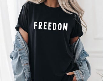 Freiheit T-Shirt: Patriotischer USA Stolz, Konservatives Grafik-T-Shirt