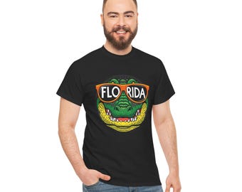 Retro Florida Alligator T-Shirt: Vintage Souvenir Tee