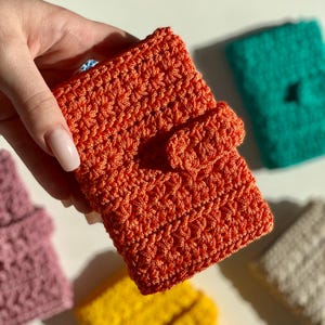 Bonita cartera para bolso o monedero – Tarjetero ligero hecho a mano – Regalo para mamá, adolescente o amiga