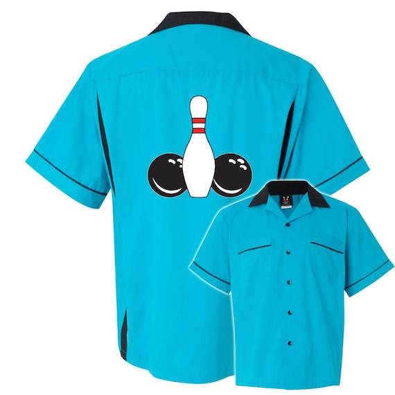 Camisa de bolos retro clásica Pin Splash P Clásica Incluye