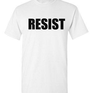 Resist Protest Woman&#39;s March   No Trump  T-shirt Sm-3XL