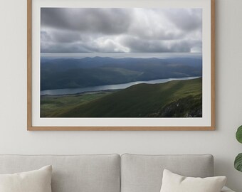 Schottische Highlands Landschaft Foto - Natur Wand Kunst Druck