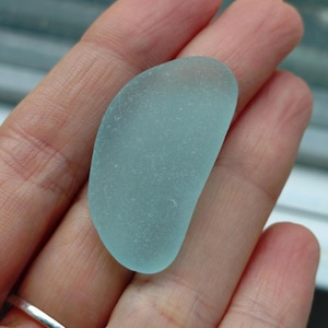Genuine sea glass, Aqua blue beach glass, Ocean tumbled glass, Coastal decor, Jewelry making supply, Unique ocean treasure, Sea lover gift