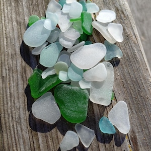 Mélange de verre de mer véritable, Couleurs et tailles assorties, Objets trouvés sur la plage séchés naturellement, Fourniture pour la fabrication de bijoux, Cadeau pour amoureux de la mer, Matériaux de création