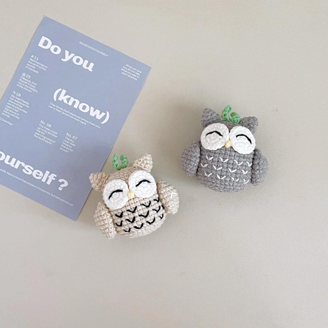 Crochet Owl Amigurumi, Handmade Owl Plush, Cute Owl Decor, Mini Crochet Animal, Woodland Nursery Gif