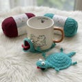 Handmade Animal Coaster, Funny Crochet Coaster, Cute Mug Rug - Unique Gift, Desk Decor, Gift for Her, Housewarming Gift product logo