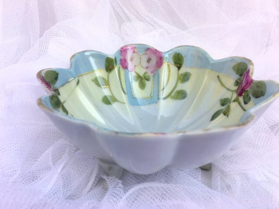 Vintage Nippon hand painted porcelain bowl