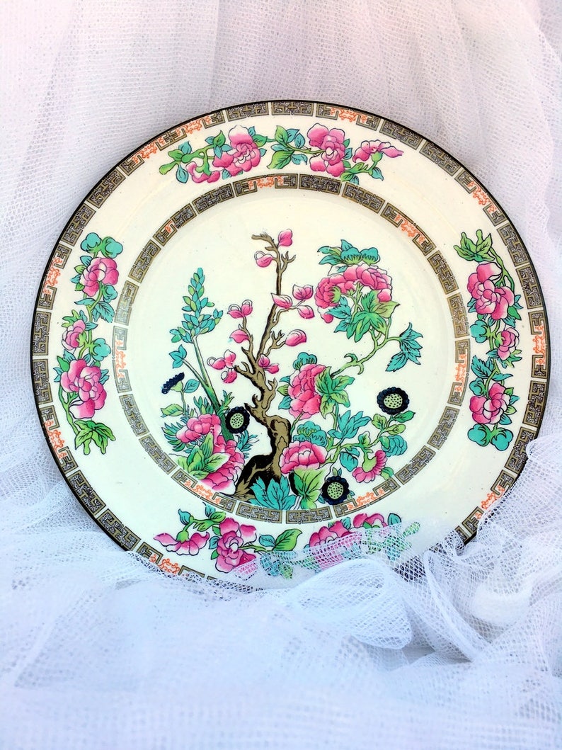 Antique John Maddock & Sons Ltd. England Royal Vitreous Indian Etsy