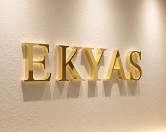 Logo 3D LED: Niestandardowe akrylowe szyldy firmowe