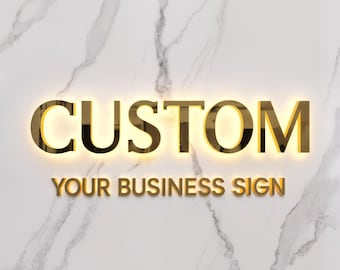 Niestandardowy podświetlany szyld firmowy LED: logo 3D z akrylu, nowoczesny wystrój biura, oznakowanie firmy, podświetlany szyld recepcji, znak z logo marki