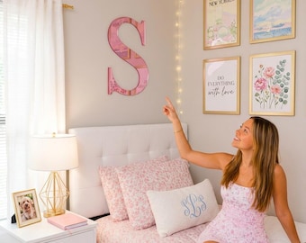 Gepersonaliseerde naambord aangepaste acrylletter – Slaapzaaldecoratie, preppy collegekamerbord, terug naar school cadeau voor kinderen, dikte 5 mm