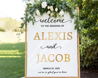 Niestandardowy akrylowy znak powitalny na wesele: spersonalizowany znak 3D na przyjęcie