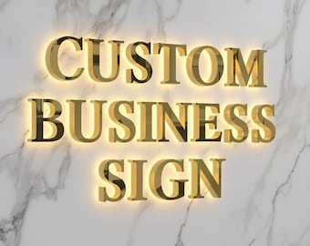 Niestandardowy podświetlany znak LED z logo firmy: dekoracja biurowa z akrylu 3D