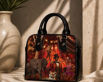 Vintage inspiriert Zirkus Ringmaster Handtasche