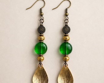 Jade Sun Earrings