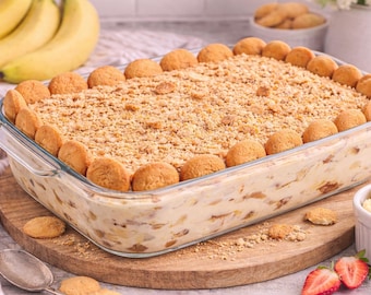 Bananenpudding ohne Backen