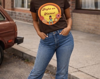 Retro Shirt, 70er Jahre Shirt, Vintage T-Shirt für Frauen, Groovy