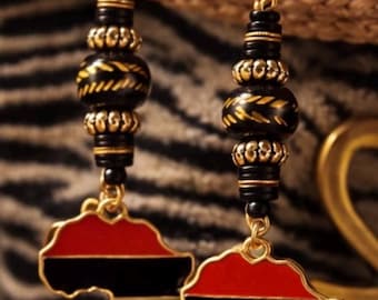 Pan African Statement Earrings