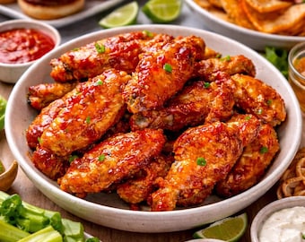 Ali di pollo tailandesi al peperoncino dolce