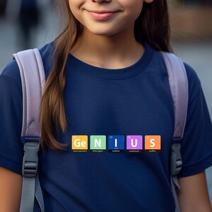Periodic Table of Elements Shirt, Baby Genius, Science Baby, Genius Baby, Genius Spell, Science Pun, Funny Science Shirt, Science Humor