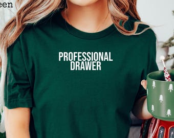プロの描画者、面白いアーティストスケッチャーTシャツ