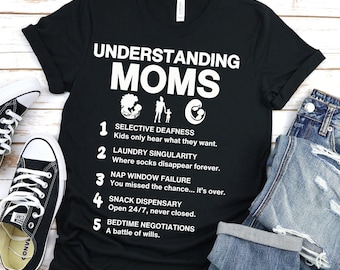 Camiseta engraçada para mães, camiseta com humor materno, presente para mães, camiseta para o Dia das Mães