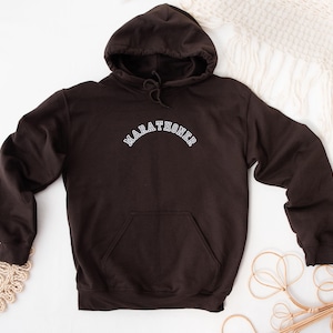Sudadera con capucha para maratonistas, sudadera con capucha para corredores, sudadera para corredores, camisetas para emprendedores, camisetas para corredores de pista y campo, sudadera con capucha unisex para correr