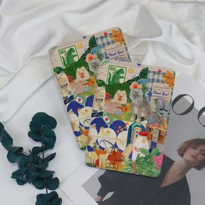 Cute Cat,Kindle Case for All New Kindle,Kindle 2021 6.8“ Case, Paperwhite Cover for Kindle 12th/10th/11th Gen,Kindle 2024,Unique Gift