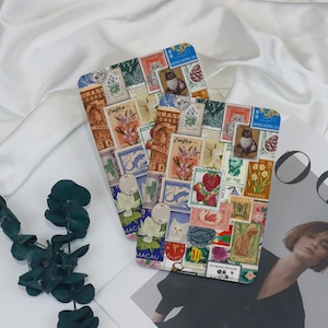 Stamp Collection,Kindle Case for All New Kindle,Kindle 2021 6.8“ Case, Paperwhite Cover for Kindle 12/10/11th Gen,Kindle 2024,Unique Gift