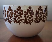 Large Finel Arabia Wartsila Enamel Bowl - Kaj Fanck - Varpu - Twig