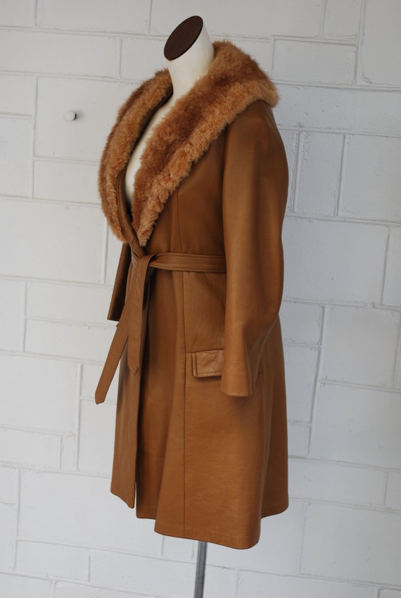 caramel wrap coat