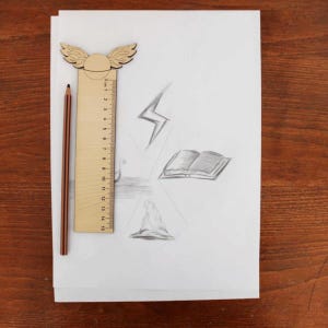 Harry Potter wooden ruler