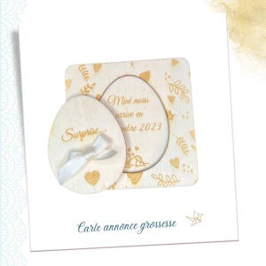 Pregnancy announcement card