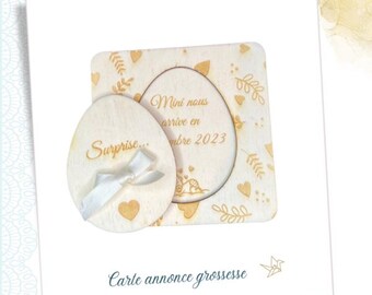 Pregnancy announcement card