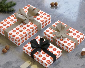 Gift Wrap Paper Tomato Vibrance  - Fresh and Fun for Any Occasion