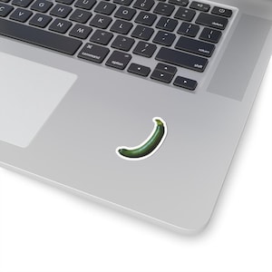 Sticker Zucchini Vegetable Kiss-Cut - Fresh and Fun Kitchen Decor