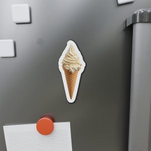 Cool Ice Cream Magnet, Refreshing Summer Decor for Your Fridge