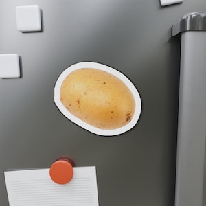 Potato King Die-Cut Magnet