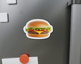 Aimant cheeseburger, Délice barbecue, accessoire de réfrigérateur amusant