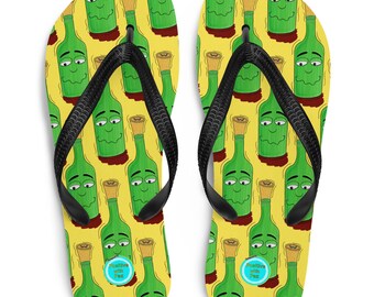 Chanclas con forma de botella de vino, sandalias divertidas de verano, chanclas de playa originales, regalo para amantes del vino, sandalias unisex para vacaciones, zapatos de playa