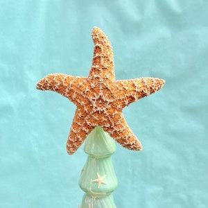 Fish Tree Topper Starfish Christmas Tree Topper - 2 Sizes - Christmas Decoration Beach ...