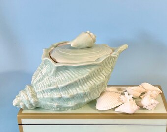 Capiz Shell Bowl with Sea Life - Seashells-Beach Decor-Sea Shell Decor-Seashell Bowl-Starfish-Coral