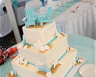 Beach Cake Topper Etsy