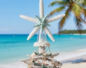 Fish Tree Topper Abalone Seashell Christmas Tree Topper: Tropical Holiday Decor - Etsy