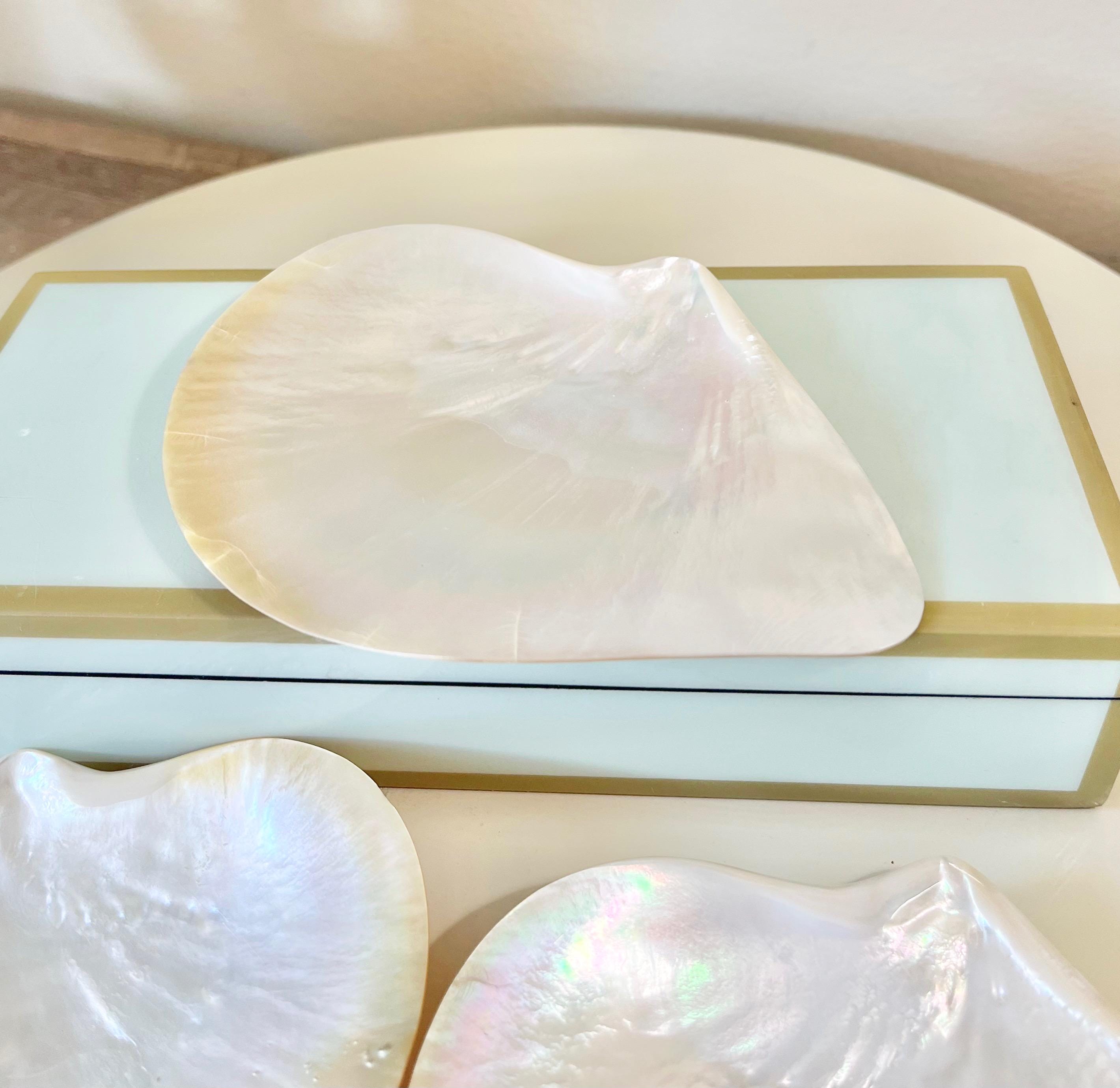 MOTHER OF PEARL Gold Lip Shells - Choose 5