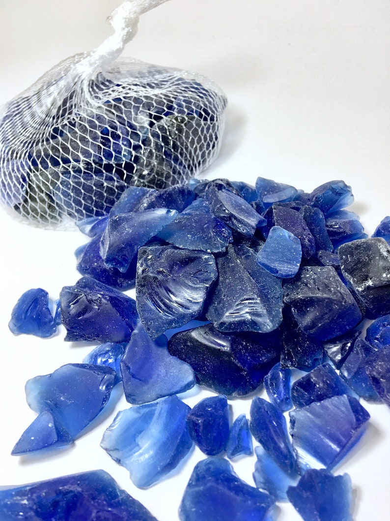 Sea Glass 1 lb Choose Blue or Green beach glass coastal vase filler crafts terrariums aquarium jewelry wedding decor sea glass 1 lb choose blue or green