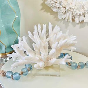 Large Real Coral 10.5&quot; -  genuine natural coastal decor beach decor Free Shipping 35th Anniversary gift Coral Centerpiece