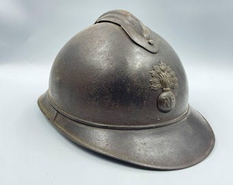 Authentic Adrian Military Helmet 1915 France WW1 Infantry World War I