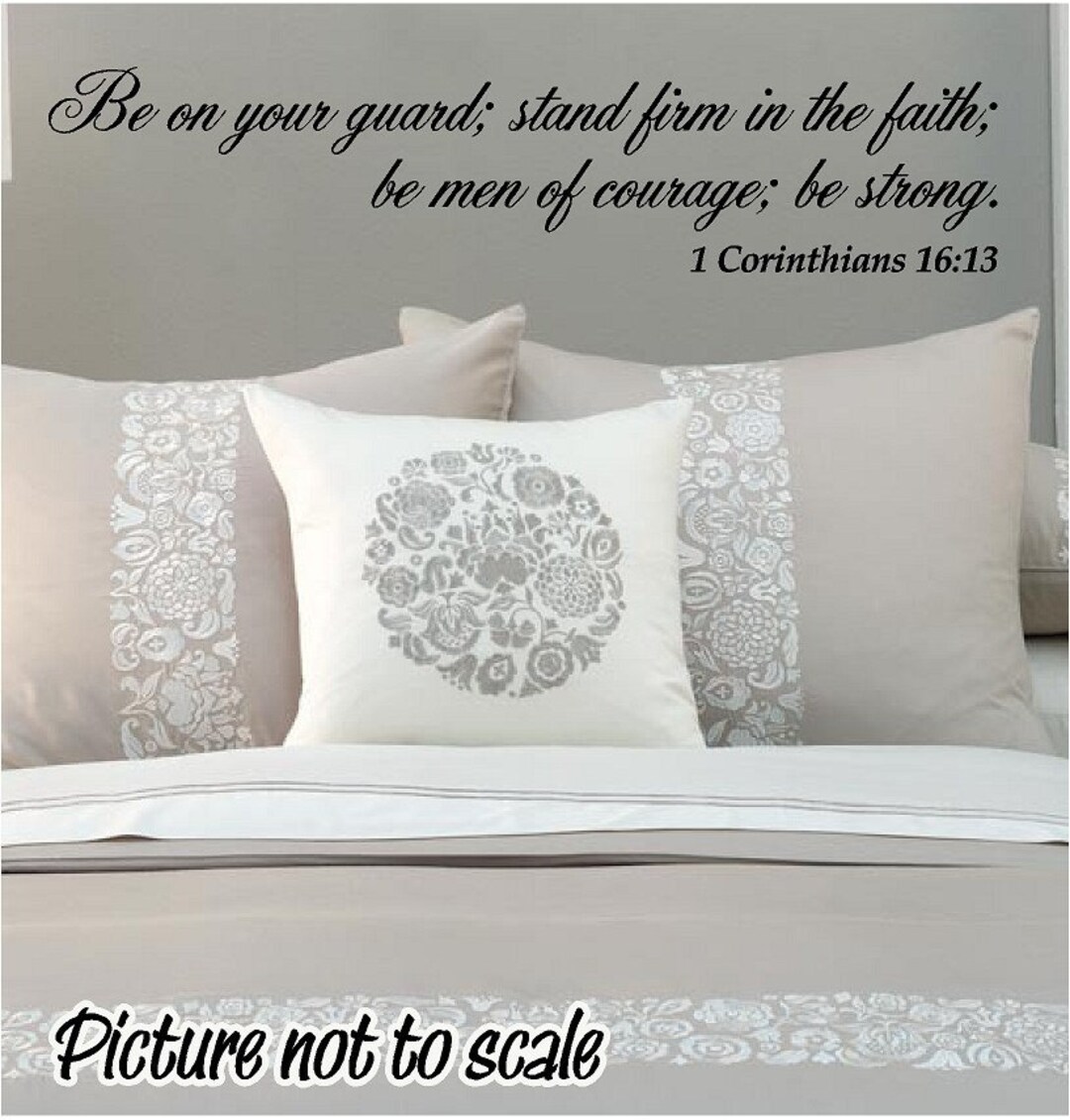 Custom Interior WALL DECAL Your Favorite Bible Verse Etsy